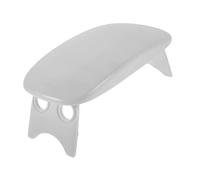 iplusmile Foldable Gray Manicure Hand Rest Cushion for Nail Art Lightweight Wrist Support with Proper Height to Reduce Fatigue Durable Arm Stand for Salon and Home Use