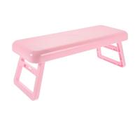 iplusmile Foldable Pink Manicure Hand Cushion Nail Arm Rest Pillow Elevated Wrist Support for Nail Art and Salon Use