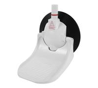 iplusmile Foldable Shower Foot Rest Anti-Slip Bathroom Foot Pedal with Strong Suction Cup, Lightweight Abs and Epdm Material, Easy to Install and Remove for Spa Inside Shower Use