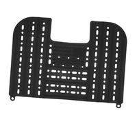 iplusmile Foldable Silicone Bathroom Sink Cover Mat with Integrated Drainage Makeup Brush Cleaning and Drying Rack Space Saving Countertop Organizer for Beauty Tools Black Mat