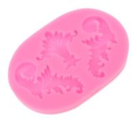 iplusmile Fondant Silicone Kitchen and Cake Use for Mold with Smooth Delicate Relief Shape, Flexible Non-deformable Chocolate Making Mold for DIY Baking