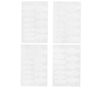 iplusmile French Nail Stickers Easy to Use Supplies 4 Sheets Silicone Nail Form Stickers for Beginners and Daily Use