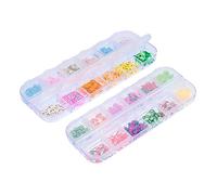 iplusmile Fruit Slice Nail Art Decoration Diy Delicate Slices Decor for Manicure Nail Art Sticker and Decal Kit for Home Beauty Scenario Random Style