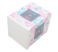 iplusmile Gender Reveal Balloon Box Paper Box for Boy Girl Shower Decorations Vibrant Balloon Holder Photo Prop for Festive Gender Reveal Parties