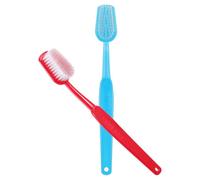 iplusmile Giant Toothbrush Prop 2Pcs Lightweight Plastic Oversized for Social Media Party Photo Booth and-The-Go Activities