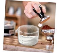 iplusmile Glass Espresso Measuring Cup with Built in Scale Small Milk Pitcher for Coffee Creamer and Pouring Minimalist Design Without Handle Multiuse for Home Cafe and Party Supplies