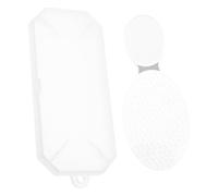 iplusmile Glass Foot File Callus Remover with Storage Case Eight-Shaped Portable Glass Pedicure Tool for Dead Skin Removal on Wet and Dry Feet for Heel Care and Smooth Skin