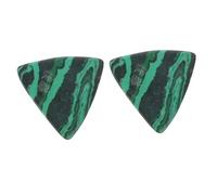 iplusmile Green Emerald Large Triangle Guitar Picks 2Pcs Bass Plectrums Portable Musical Instrument Accessories for Practice and Performance