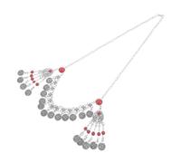 iplusmile Hair Accessories and Versatile Styling Options Headband Boho Alloy Metal with Vintage Coin Tassels Featuring Artisan Craftsmanship for Women Girls, Ethnic Festival