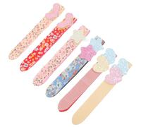iplusmile Hair Bang Sticker Set and Glitter Surface 6pcs Nylon and Knitting Fabric Material Long Serving Life Hair Fringe Holder for Women and Girls Everyday Use