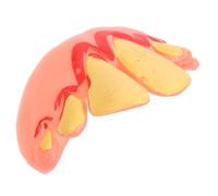 iplusmile Halloween Fake Teeth Prop for Cosplay and Party Spooky Yellow Front Teeth Model Reusable Horror Decoration for Costume Events and Haunted Houses