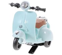 iplusmile Hamster Motorcycle 360° Rotating Musical Swinging Blue Pet Cage Ornament for Small Animals Chinchilla Accessory Bite-resistant Decorative