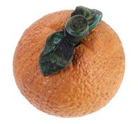 iplusmile Handcrafted Lifelike Artificial Orange Ornament for Home Office Decor Realistic Simulation Fruit Figurine Symbolizing Prosperity and Happiness Large Tabletop Accent for Year and
