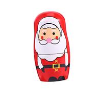 iplusmile Handcrafted Wooden Matryoshka Father Christmas Ornament Colorful Home Decoration Christmas Russian Nesting Doll Festive Gift
