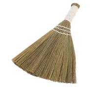 iplusmile Handheld Broom Natural Straw Mini Whisk Broom for Household Dust Removal and Fine Particle Sweeping with Ergonomic Grip