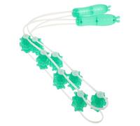 iplusmile Handheld Pressure Point Massager Muscle Roller with Eight Rollers Compact Design for Back and Neck Massage Aid Alleviates Tension After A Long Day of Work