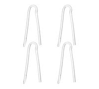 iplusmile Hearing Aid Tubes for BTE Hearing Aids - Soft Clear PVC Tubing Replaceable Earmold Tubes (4PCS) - Flexible Comfort Fit for Daily Wear - for Adults, Seniors, Hearing Care Professionals