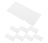 iplusmile Heat Press Sublimation Ticket Blanks 8 Pcs, 14 X 7 CM Pet Plastic Sheets, Printable Craft Ticket Blanks for Classroom Rewards Event Entry, White