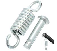 iplusmile Heavy Duty Hanging Chair Spring & Pin Kit - Replacement Extension Shock Absorber Springs for Egg Chairs, Garden Hammocks, Porch Swings & Punch Bags - Galvanised Steel Suspension Hook