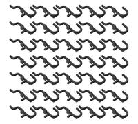 iplusmile Heavy Duty Plastic Pegboard Hooks Suitable for 6mm Hole Diameter and 25mm Hole Spacing with Black 100pcs Organize Tools Efficiently and Kitchen Essentials for Garage and Repairs