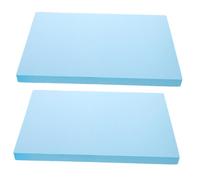 iplusmile High-density Polyurethane Foam Sheets 2pcs 30x20x2cm Blue Foam Inserts for Packing and Case Padding Shipping Protection