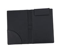 iplusmile High-end Pu Leather Bill Organizer 230x150mm Black Guest Check Presenter with Pen Clip for Restaurants and Bars