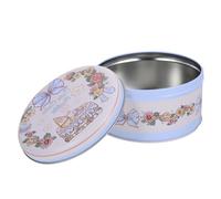 iplusmile Holiday Tinplate Storage Container with Easy Open Lid Colorful Gift Box for Cookies Candy Chocolates Festive Party Favor Packaging for Holiday Treats and Small Gifts