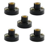 iplusmile Home Tools 5pcs Screw Lamp Holder E10 Bulb Mini Bulb Holder Gu10 Base Circuit Experiment Equipment E14 E10 Mini Accessories Physics Lamp Base Miniature Appendix Plastic Student