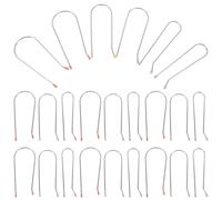 iplusmile Hot Roller Clips Replacement Set 24pcs, Hair Curler Clips for Electric Rollers, 1.9cm 2.54cm 3.2cm Sizes, Secure Hot Curler Pins for Salon and Home Styling