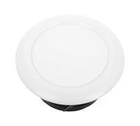 iplusmile Indoor Fresh Air System Abs Round Thickened 125mm Air Vent Diffuser for Exhaust Fan, Universal Ceiling Vent Cover for Bathroom Kitchen Office HVAC