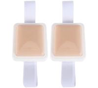 iplusmile Injection Practicer Pad 2-Pack Medical Training Model for Intramuscular Injection Practice with Realistic Human Skin Texture 3.3X3X1.4 Inch Nursing Student Supplies