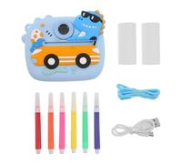 iplusmile Instant Print Digital Camera with HD Dual Lens and 2.4-inch Ips Screen, Portable Abs Material Camera for Outdoor Trips and Travel, Includes Printing Paper and Color Pens, Adorable