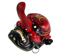 iplusmile Japanese Tengu Mask Plastic Decorative Wall Mask with Adjustable Fit for Living Space or Cosplay Featuring Traditional Craftsmanship and Classic Japanese Cultural Flair