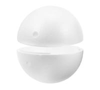 iplusmile Large White Foam Sphere Balls Lightweight DIY Accessory Can Be Painted and Glued for Christmas Tree Ornaments and Mini Wedding