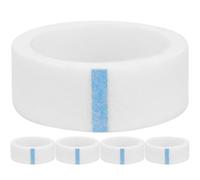iplusmile Lash Tape Made of Non-woven Fabrics 5 Rolls for Eyelash Extensions Gentle the Skin and Easy to Tear Breathable Fabric Tape 4.3 Meter Per Roll, White Colour, for Lash