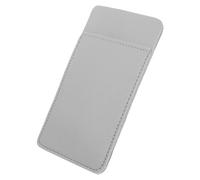 iplusmile Leather Nurse Pen Organizer Bag Loss Pocket Protector with Leakproof Design for Doctors and Hospital Staff Smooth Medical Pencil Case in Light Grey