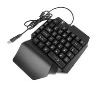 iplusmile Left Handed Keyboard Gaming Keyboard Rgb Backlight Single-hand Keypad Mechanical for Laptop Easy to Install and Use