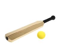 iplusmile Lightweight EVA Cricket Bat and Ball Sports for Outdoor Indoor Play Educational Game for Boys and Drop Resistant Wood Texture Cricket Kit