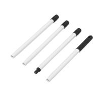 iplusmile Lightweight Plastic and Metal Mop Handle Replacement Pole with American Thread, 4 Sections Detachable Design for Broad Compatibility, Suitable for Floor Cleaning and Commercial Use