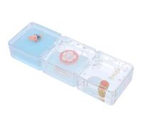 iplusmile Liquid Oil Dropping Hourglass Timer Decorative Blue Cherry Blossom Pig Figurine Sensory Tabletop Liquid Bubbler Timer Stress Relief Home Décor Accent