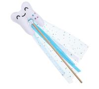 iplusmile Lovely Blue Teeth Fairy Wand with Ribbon Unique Angel Stick for Party Dress Up Prop for Boys and Eye Catching Novelty Accessory for Performances and Holiday Events