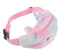 iplusmile Lovely Girl Pouch Plush Shoulder Mini Bag Creative Patterns Design Fresh Style Handbag One Shoulder Bag for Shopping Random Style