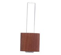 iplusmile Magnetic Wooden Flower Vase Mini Test Tube Refrigerator Planter for Decor Natural Finish for Spaces and Buds