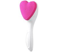 iplusmile Manual Face Cleansing Brush for Women with Heart-shaped Silicone Design, Providing Deep Cleaning and Comfortable to Use, for Skin Care and Face Cleaning Routines