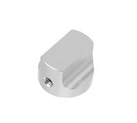 iplusmile Matte Silver Aluminum Potentiometer Knob for Tube Amplifiers Electric Guitar Volume Control Precise Smooth Rotation Compatible with Audio Amplifier Home Studio Use