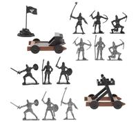 iplusmile Medieval Soldier Chariot Model Set, Simulated Military Device Model for Pretend Play, Armored Fighting Vehicle for Boys and