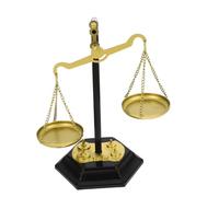 iplusmile Metal Balance Scale Ornament Vintage Justice Table Centerpiece Decor for Home Office Eye Catching Design Practical Storage for Items Elegant Metal Aesthetics