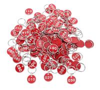 iplusmile Metal Numbered Key Tags 100Pcs Aluminum Alloy Sauna Storage Tags for Keeping Things Organized in Swimming Pool Supermarket 1-100