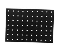 iplusmile Metal Pegboard Wall Panel Black Garage Tool Organizer with Flexible Layout for Workshop Storage and Easy Tool Arrangement Sturdy Wall Mount Panel for Workbench