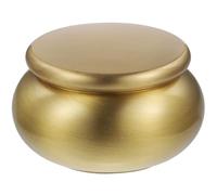 iplusmile Metal Small Copper Urn Portable Cremation Ashes Container Sealed Memorial Urn for Human and Pet Ashes Compact Keepsake Suitable for Burial and Display